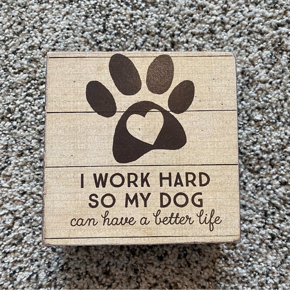Wooden Box Sign